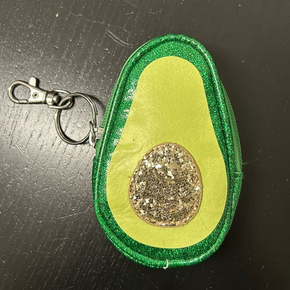 Handbags - Coin purse Bag Charm Key Ring Avocado